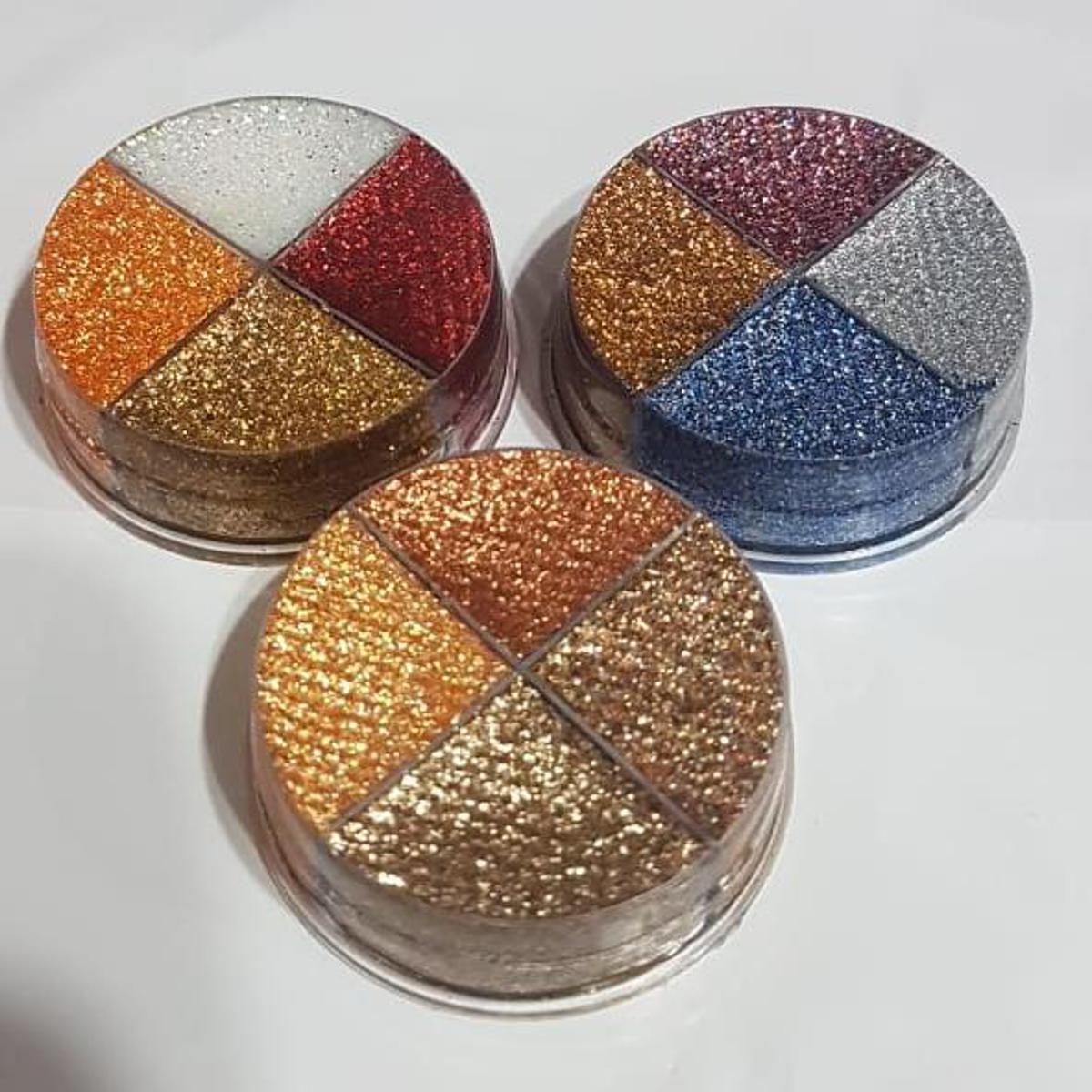 Glitter eyeshadows pack of 3