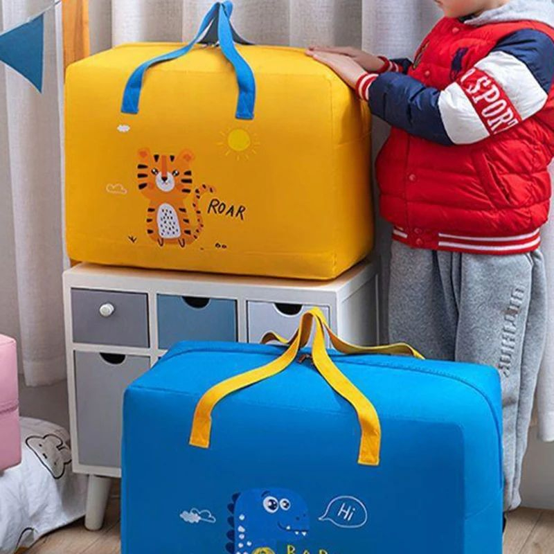 MiniMe Baby Bag Pregnant Women's Large Capacity Childbirth Bag Quilt Storage Bag Moving Bag Portable Diaper Free Baby Supplies Travel Bag