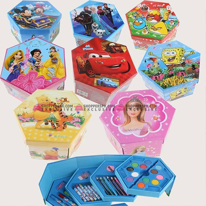 Buy 46-pc Art colour box for kids online in Pakistan