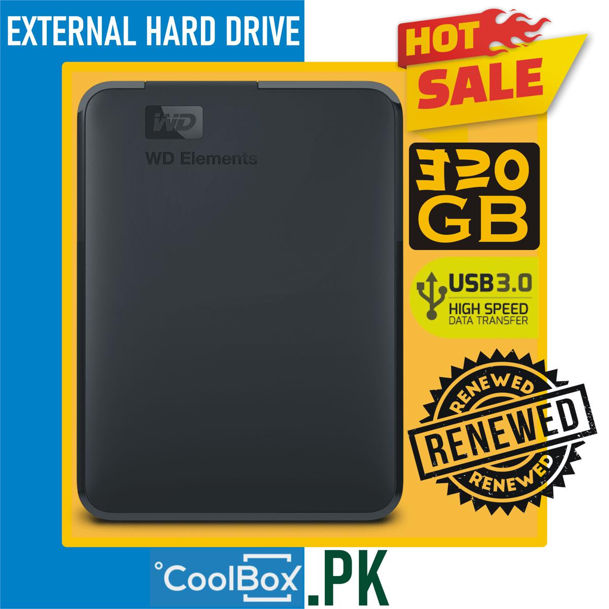 Western Digital WD Portable External 320 GB Hard Disk USB 3.0 Drive