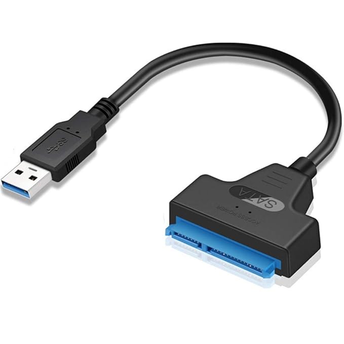 SATA to USB Cable – USB 3.0 to 2.5” Laptop SATA III Hard Drive Adapter
