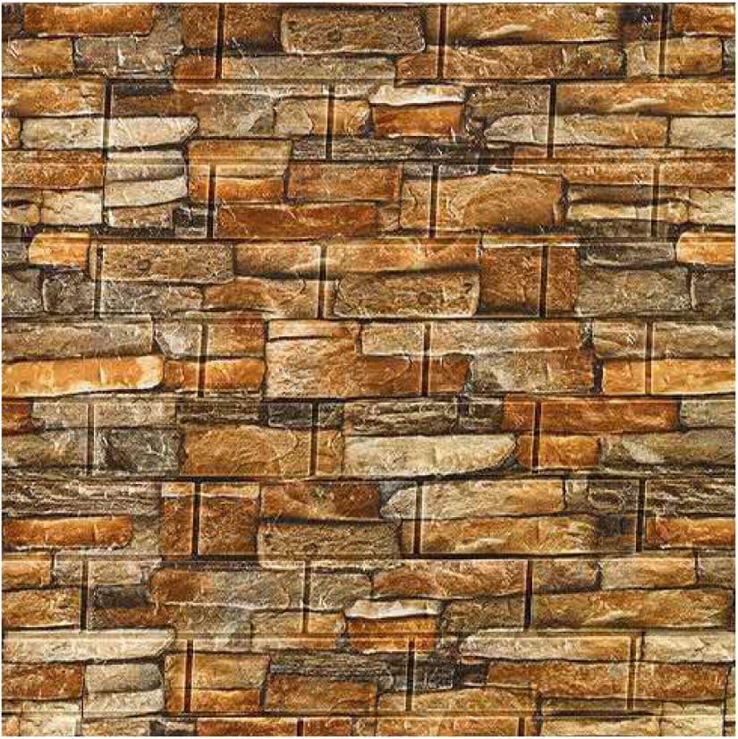 [1PCS] 3D Brick Stone Wall Sticker SelfAdhesive Foam Wallpaper Panels