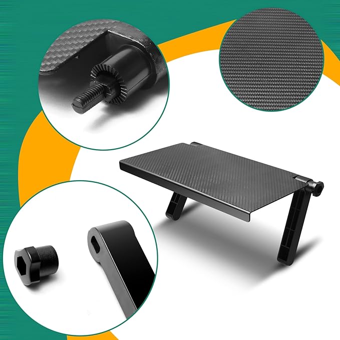 TV Top Screen Shelf Adjustable Computer Monitor Shelf Storage Bracket Mount Hold Cable Media Box, Game Console, WiFi Router, Plants, Speakers, Remote Controls, Cellphone Stand, DVD Shelf
