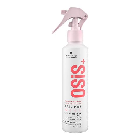 Osis+ Smooth & Shine Flatliner Heat Protecting Spray | Hair Styling Care | 200ml