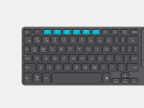 RAPOO E900T Mini Wireless Keyboard Black with Touchpad Multi-Device HTPC Support Touch Gestures for Windows & Mac 22 df5c128d6ef20003a6e11b0779df9d22