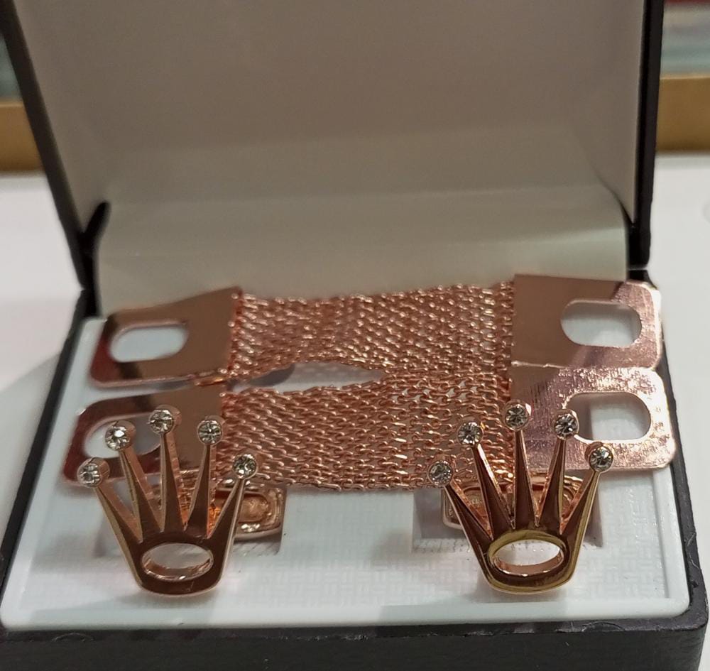 Golden Crown Cufflinks For Men Studs Gifts for Men