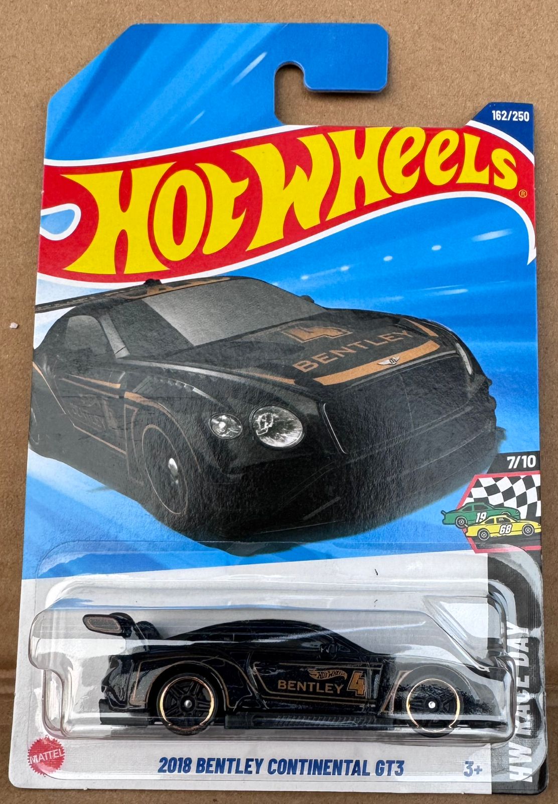 Hot Wheels 2018 Bentley Continental GT3 (2025 DIECAST CAR VEHICLE)