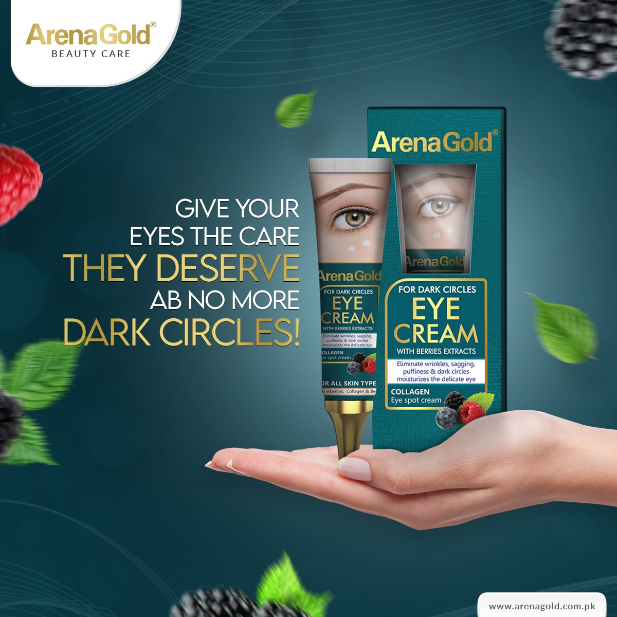 Arena Gold Eye Cream for Dark Circle
