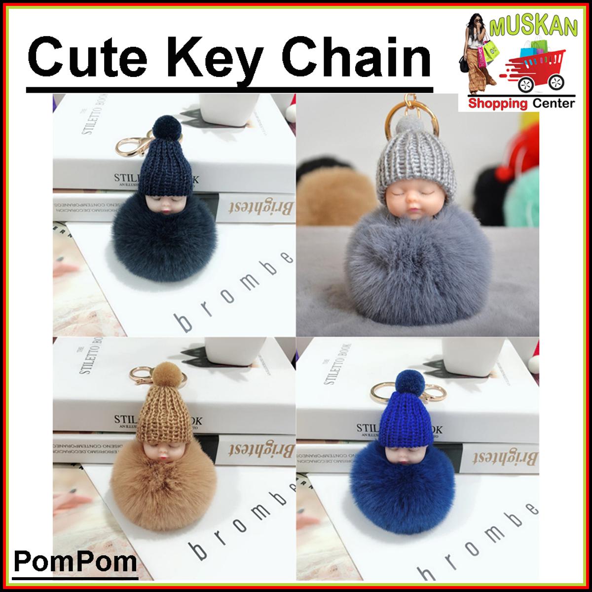 Keychain Toy Pendant Dolls Accessories Key Ring Doll Cute Soft Stuffed Plush Toys For Girls Line Friends Gifts