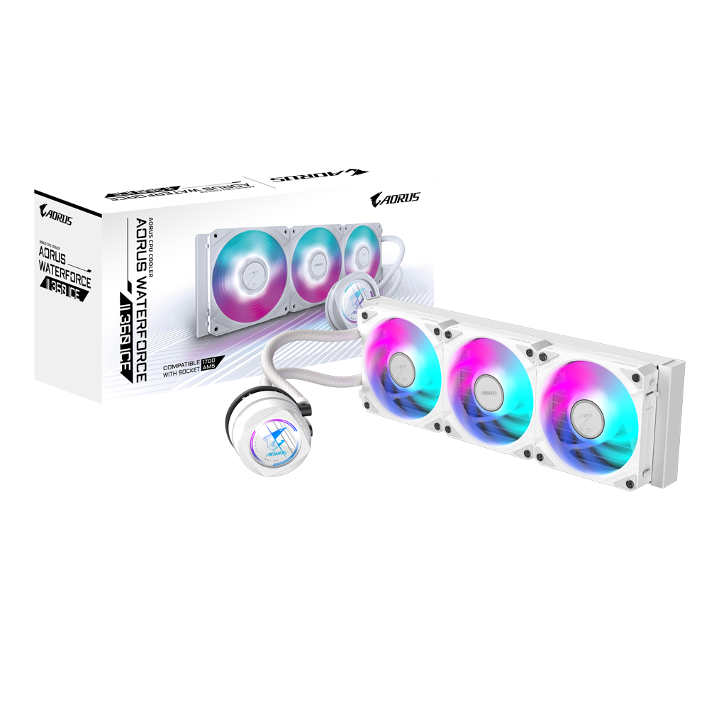 Gigabyte Aorus Waterforce II 360 ICE ARGB AIO 360mm Liquid CPU Cooler