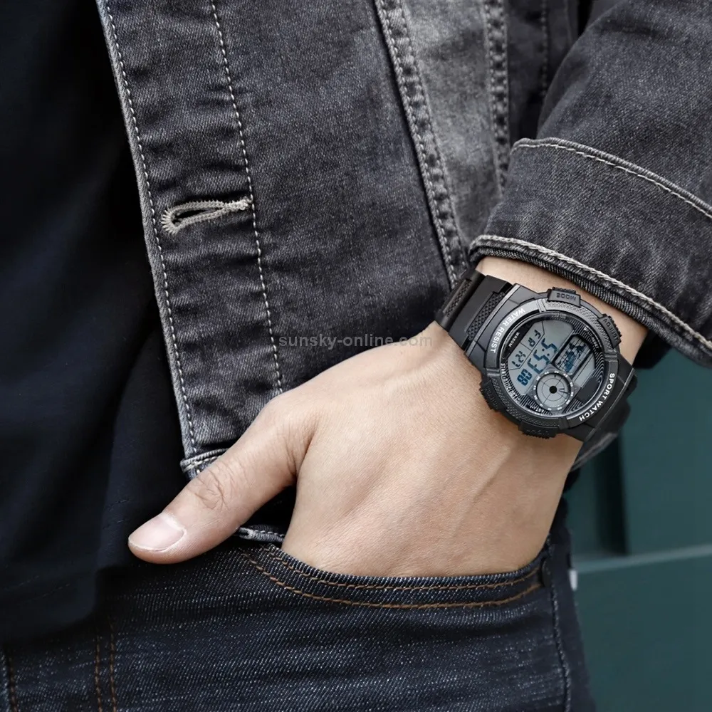 Military Men's Digital Sports Watch For Men Boys Waterproof with LED Back light Digital Watch for Men