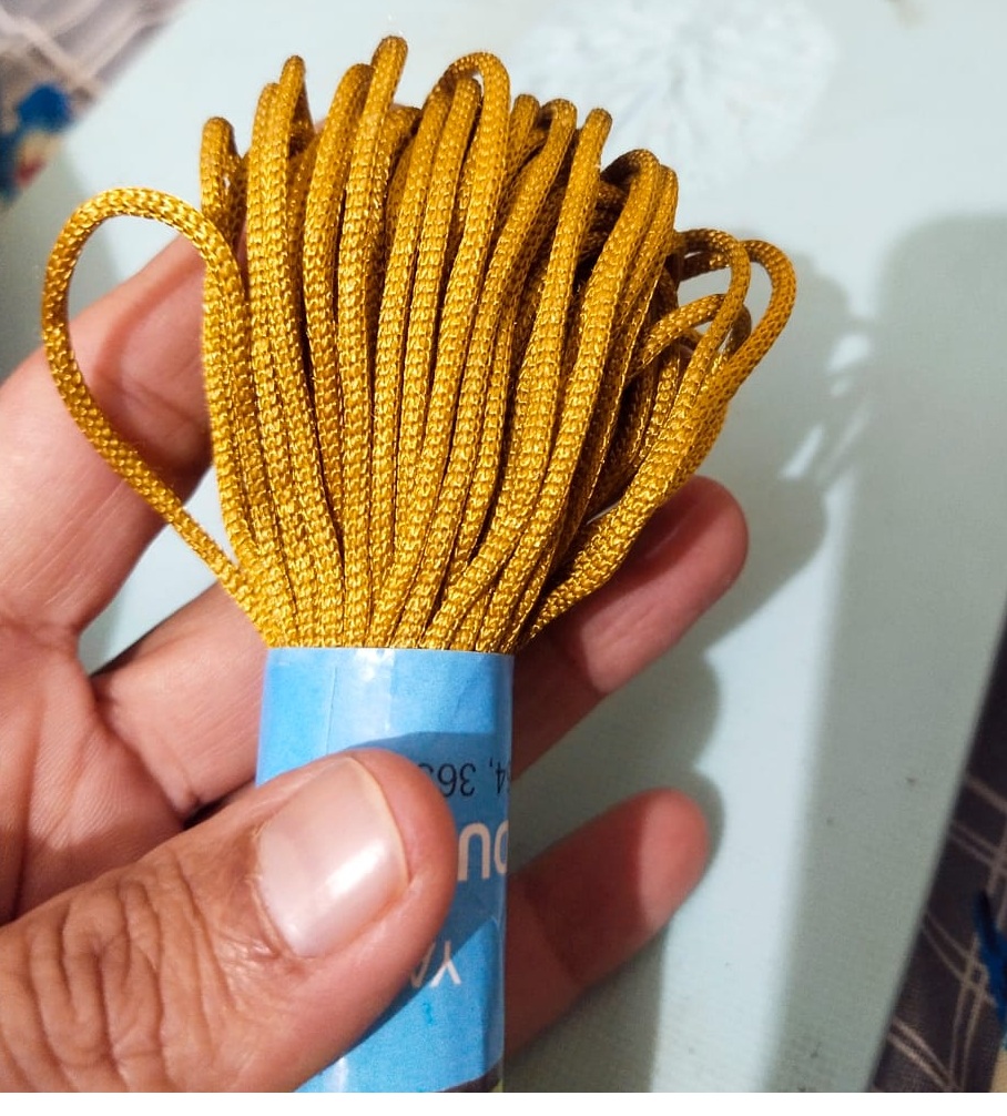 25 Yards Multi strand Dori Lace, 2mm Paracord rope polyester dori Silk ...