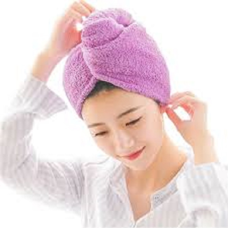 Hair Turban Wrap – Quick Dry Hair Cap, Super Absorbent Shower Towel for Women, Quick Dry Bath Hair Drying Towel Head Wrap Hat Super Absorbent Shower Cap