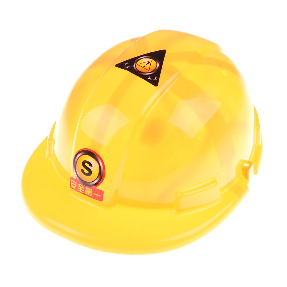 Yardwe 2pcs Construction Hard Hats Toy For Boy Girl Lightweight