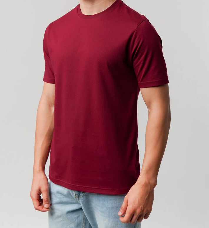Maroon Half Sleeve Tshirt
