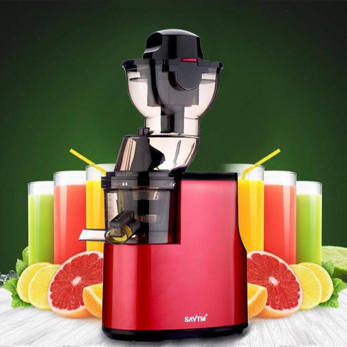 Slow Electric Juicer Machine, 90Mm Large-Caliber Slag Juice