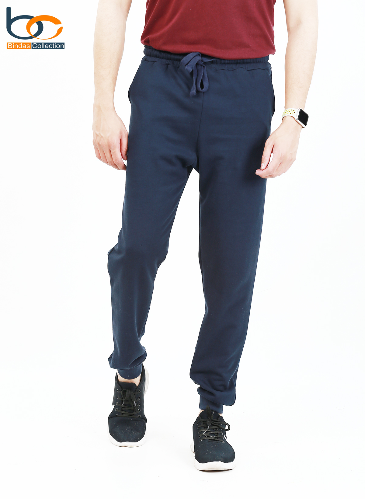 Bindas Collection French Terry Summer Jogger Pant For Men French Terry Trouser For Men