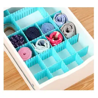 Brand New 2019 6 Pcs Adjustable Drawer Organizer Board Storage