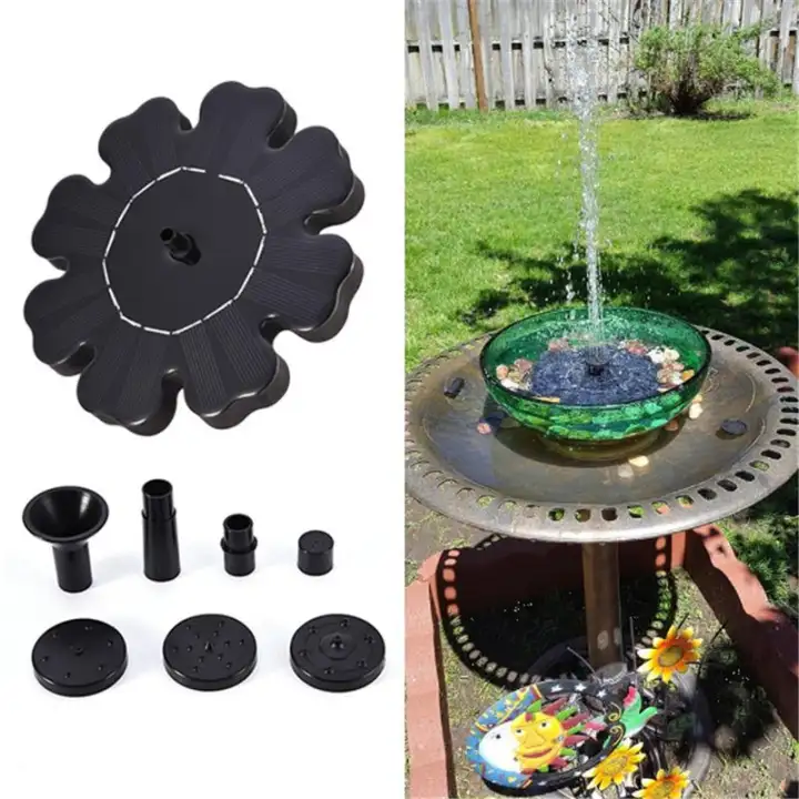 1 6w 8v Newest Solar Power Floating Water Fountain Pump Pool Home