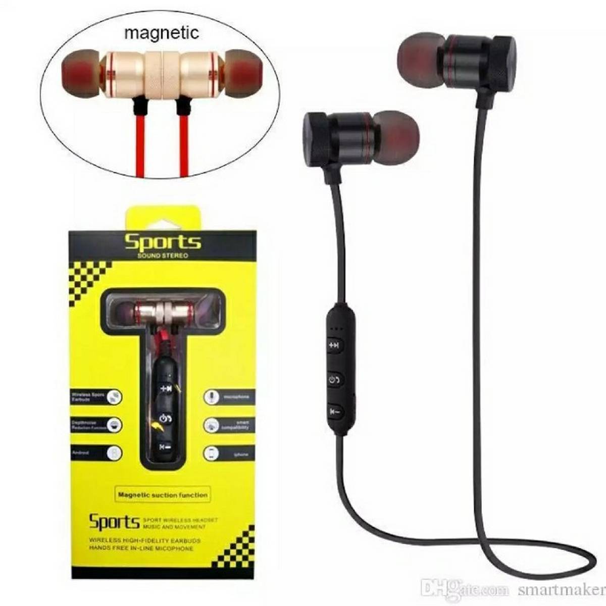 Bluetooth Sports Sound Stereo Magnetic Suction Function Magnetic