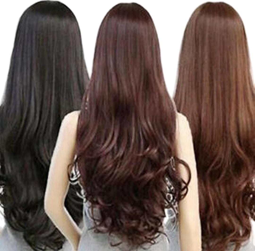 Hair Extension/Wig Curly & Straight For Women - Strongly Attached, No Hair Fall - Premium Quality, Stylish Hair Accessories