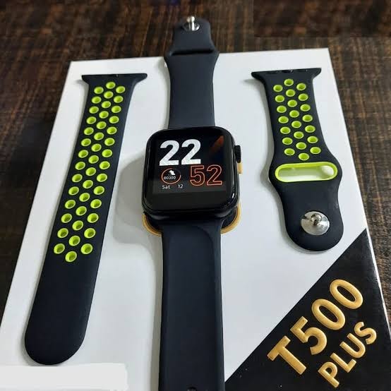 T500 Plus With Extra Strap Hryfine App Smart Watch Bluetooth Call - Main Image