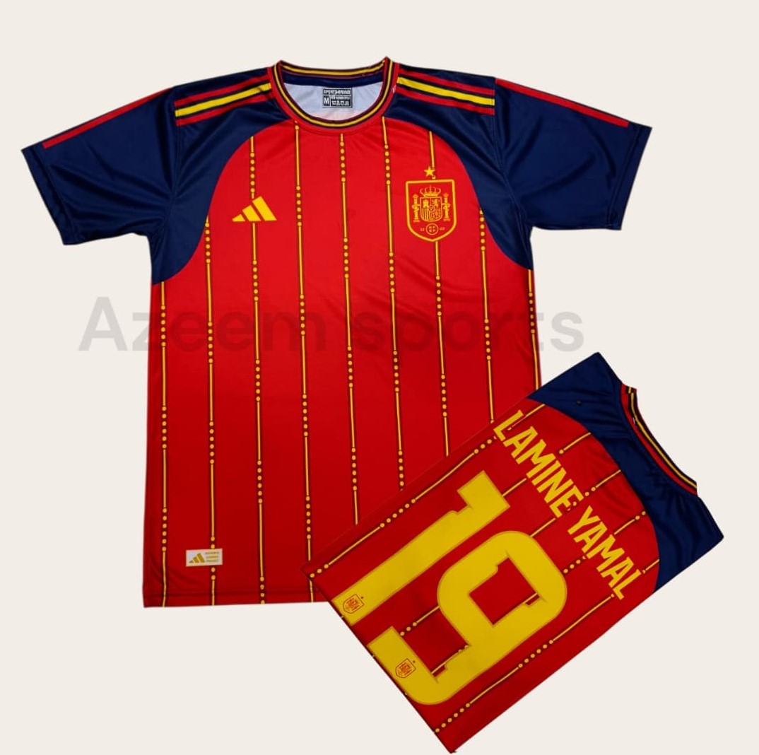 LAMINE YAMAL FOOOTBALL SOCCER IN KID SIZE IN 5-13 YEAR SIZE