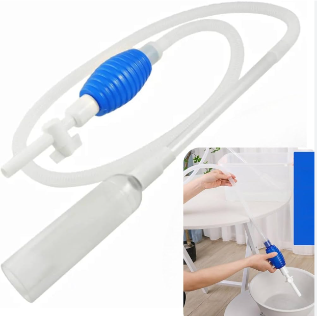 Aquarium Cleaner Tool Siphon Gravel Suction Pipe Filter for Fish Tank, Vacuum Water Change Pump Tools Best Cleaning Tool For Aquarium