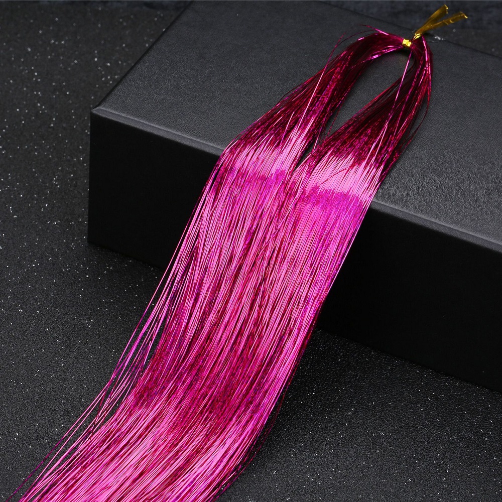 Fairy Sparkling Extensions Extensions Silk Shiny Hair Tinsel Dazzle