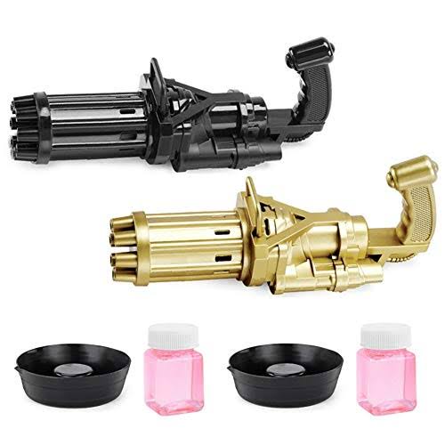 Bubble Machine Automatic Electric Gatling Bubble Gunns Bubble Maker