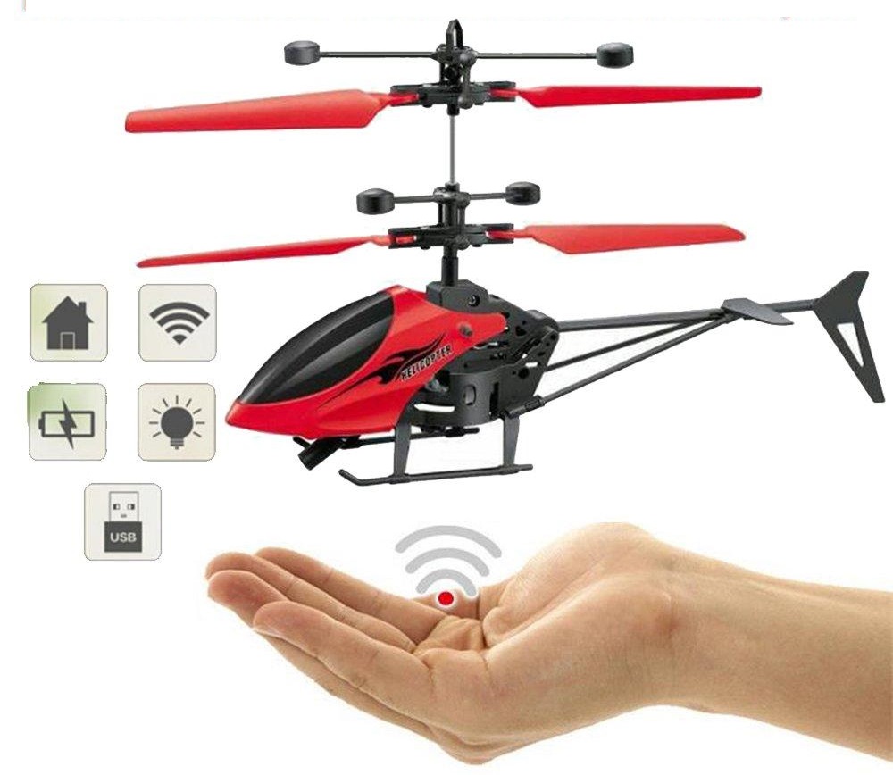 Rechargeable Flying Hand Sensor Control Helicopter With USB Cable Flying Helicopter
