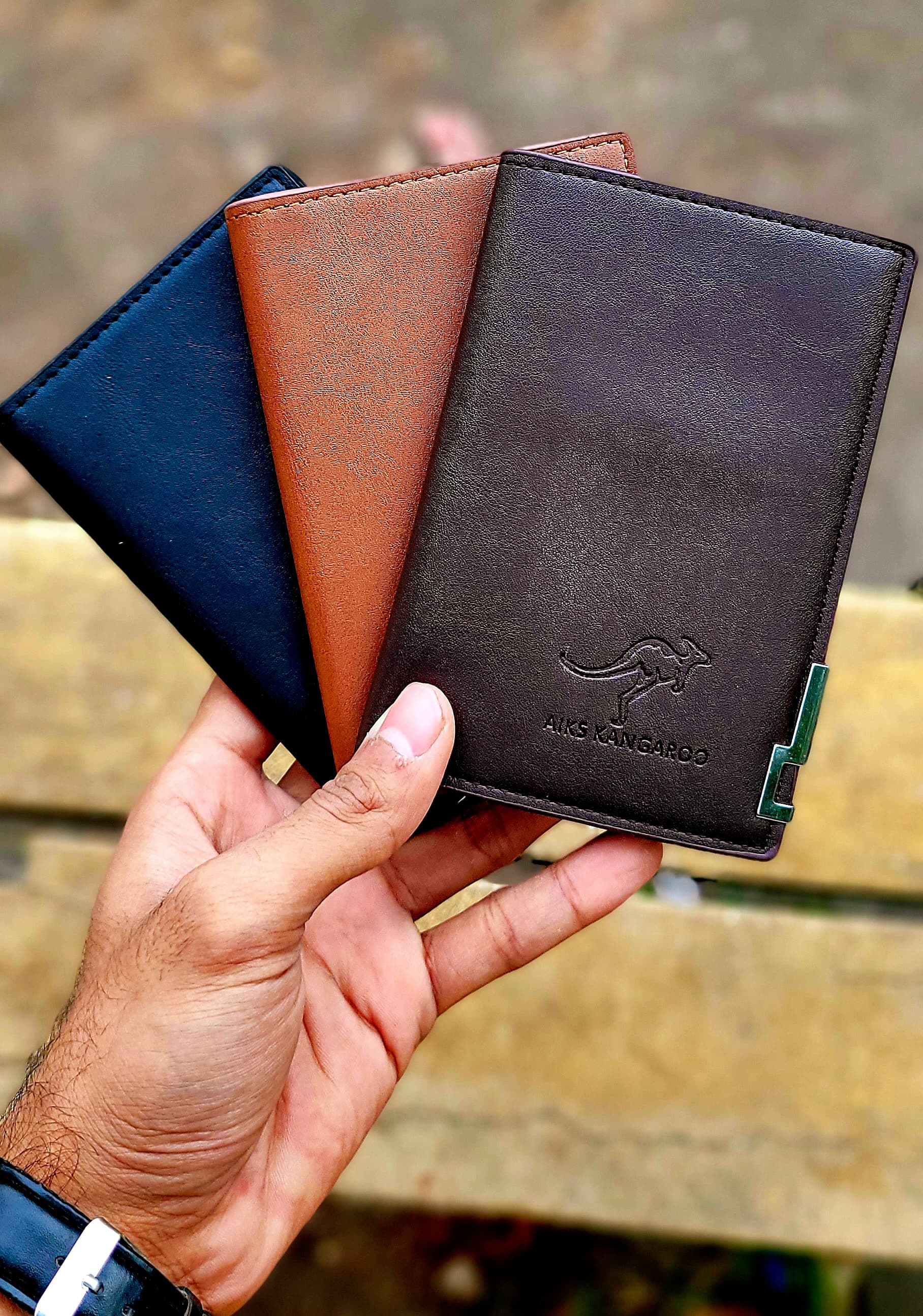 New Trendy SLIM PU Leather Pocket Size Wallet For Men Cash And Card Holder.