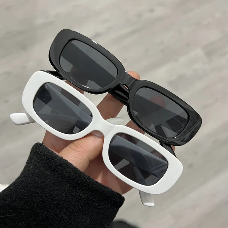 Women Classic Retro Square Leopard Print Sunglasses / Men Fashion Rectangular Sun Glasses / Vintage Square Sun Glasses