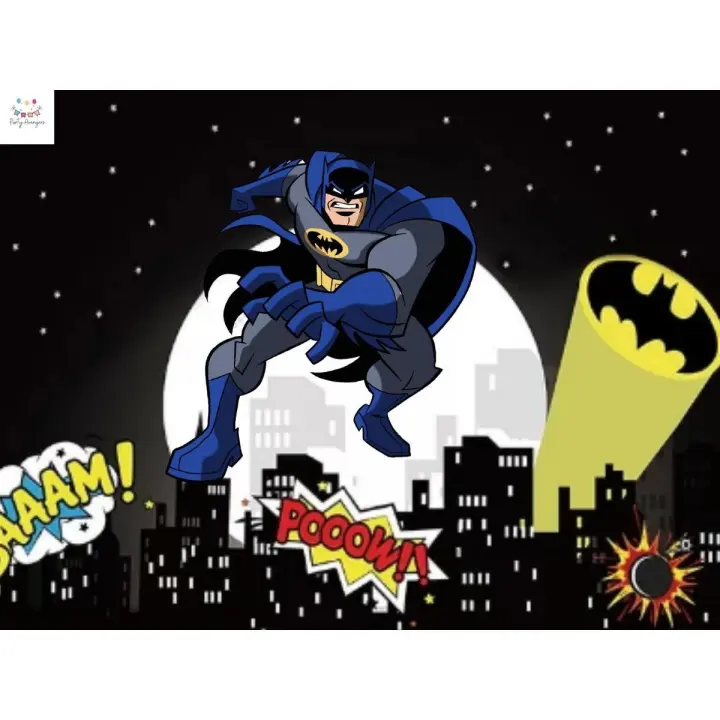 Batman banner 4x3ft size for birthday parties: Buy Online at Best Prices in  Pakistan 