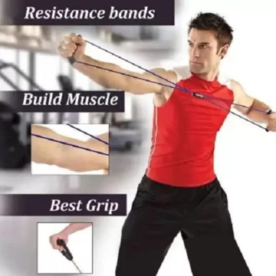 High Quality 8 Shape Resistance Band Pull Rope Toning Tube for Workout Exercise for Men and Women