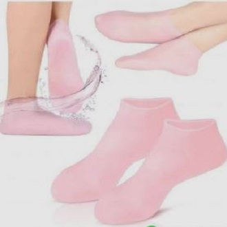 Moiturizing Silicone Socks for Soft and Smooth Feet, Comfortable Jelly Socks