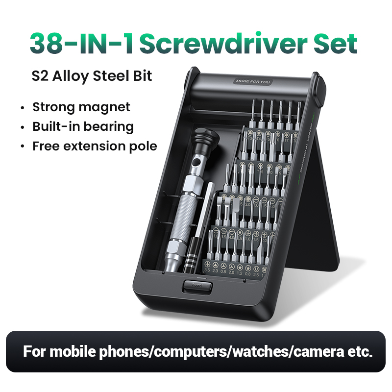 Ugreen Universal 38 in 1 Screwdriver Set Slotted Hex Repair