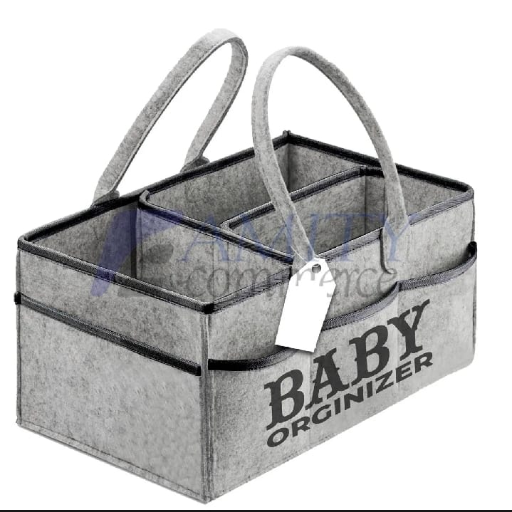 Baby Diaper Caddy Organizer, Foldable Storage Bag