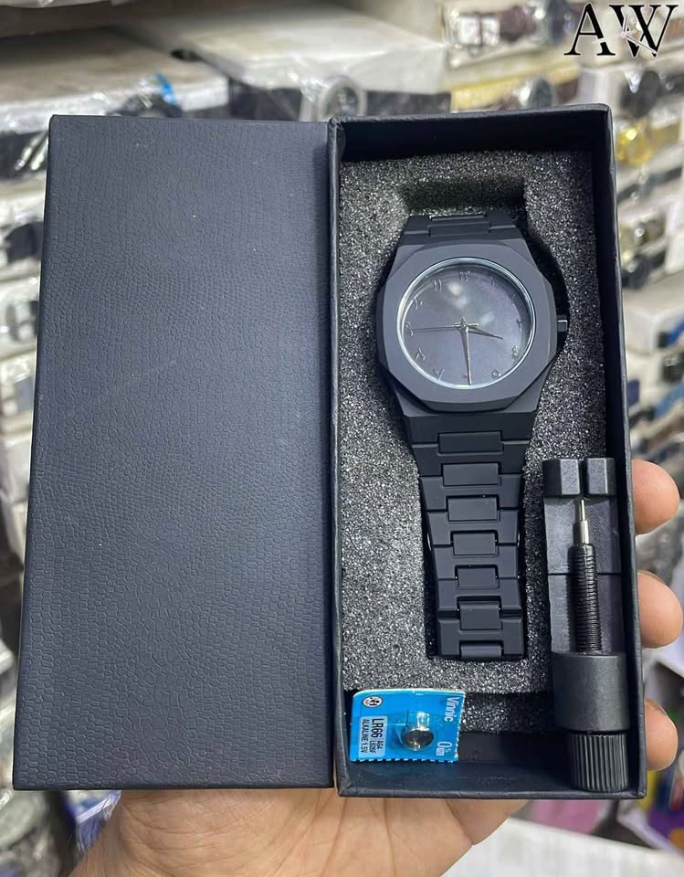 black arabic aura fiber chain watch waterproof 100% Original watch