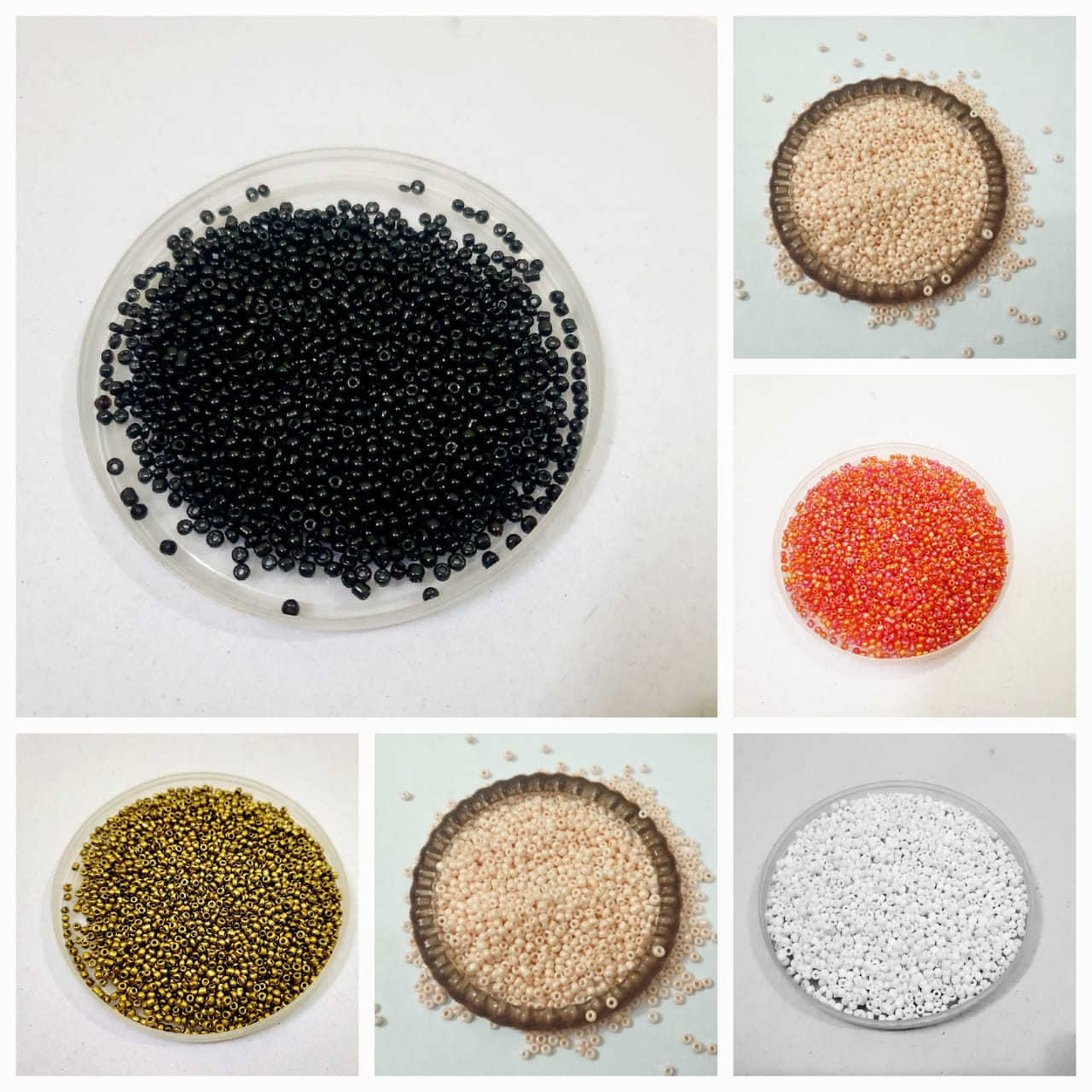2 Tola Round Beads, Glass Various Colors, Pony Bead Jewelry, DIY Craftsmanship 2mm
