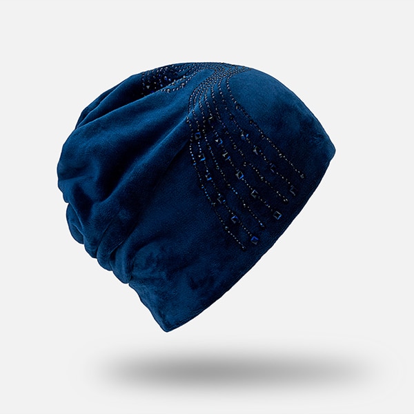 Autumn Winter Women's Beanies Velvet 