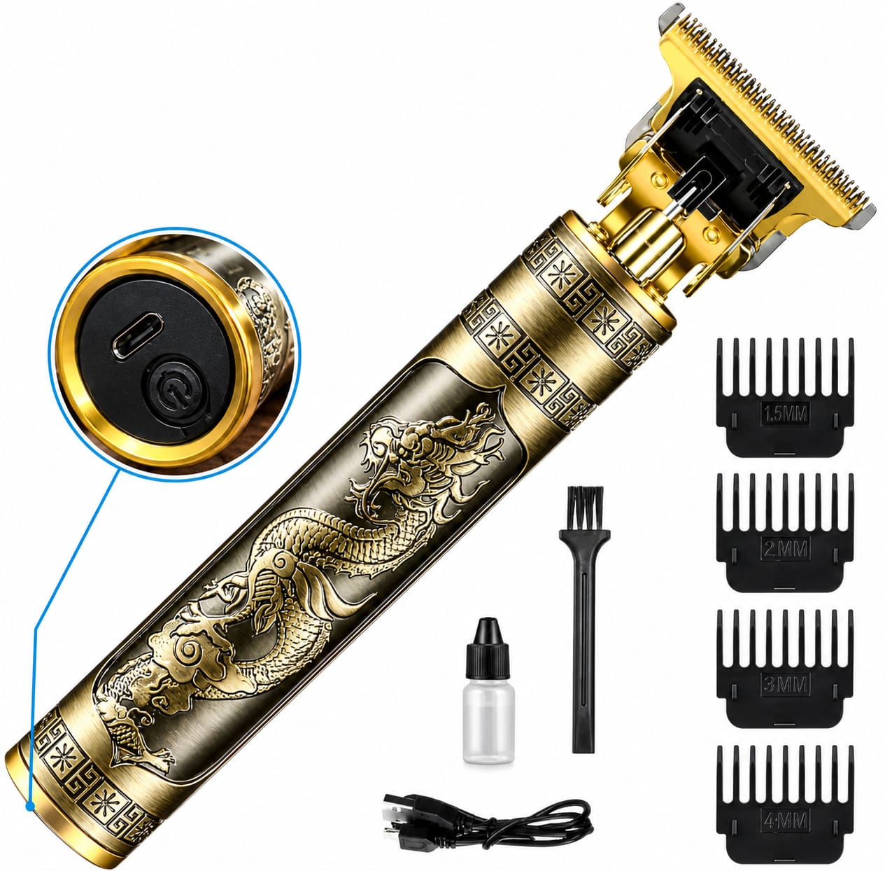 T9 Vintage Hair Trimmer For Men | T9 Rechargeable Shaver Machine For Men | Professional Hair Trimming Machine | Hair Trimmer and Shaver For Boys  by Huzaifa trends .