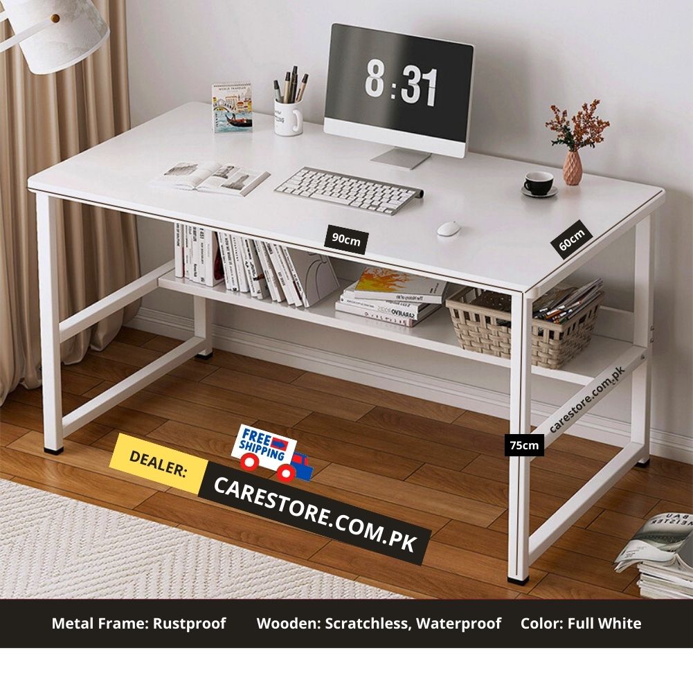 36/48Inch Length Wood Computer Desk PC Laptop Study Table Workstation Home Office Furniture