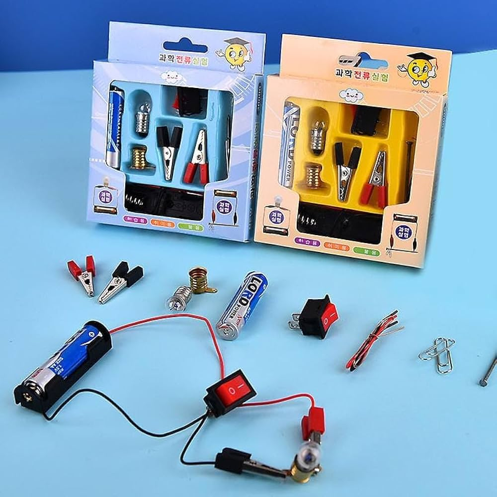 DIY Kids Science Experiment Kit | Electric Circuit Project with Light Bulb & Fan
