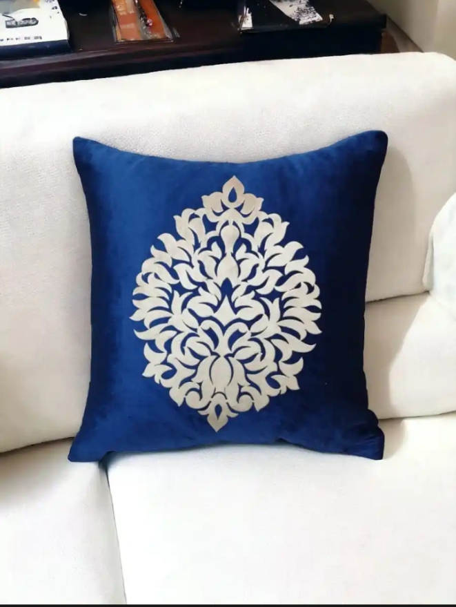 Velvet Cushion Cover Laser Applique Work Best Sofa And Bed Design By Choice Now