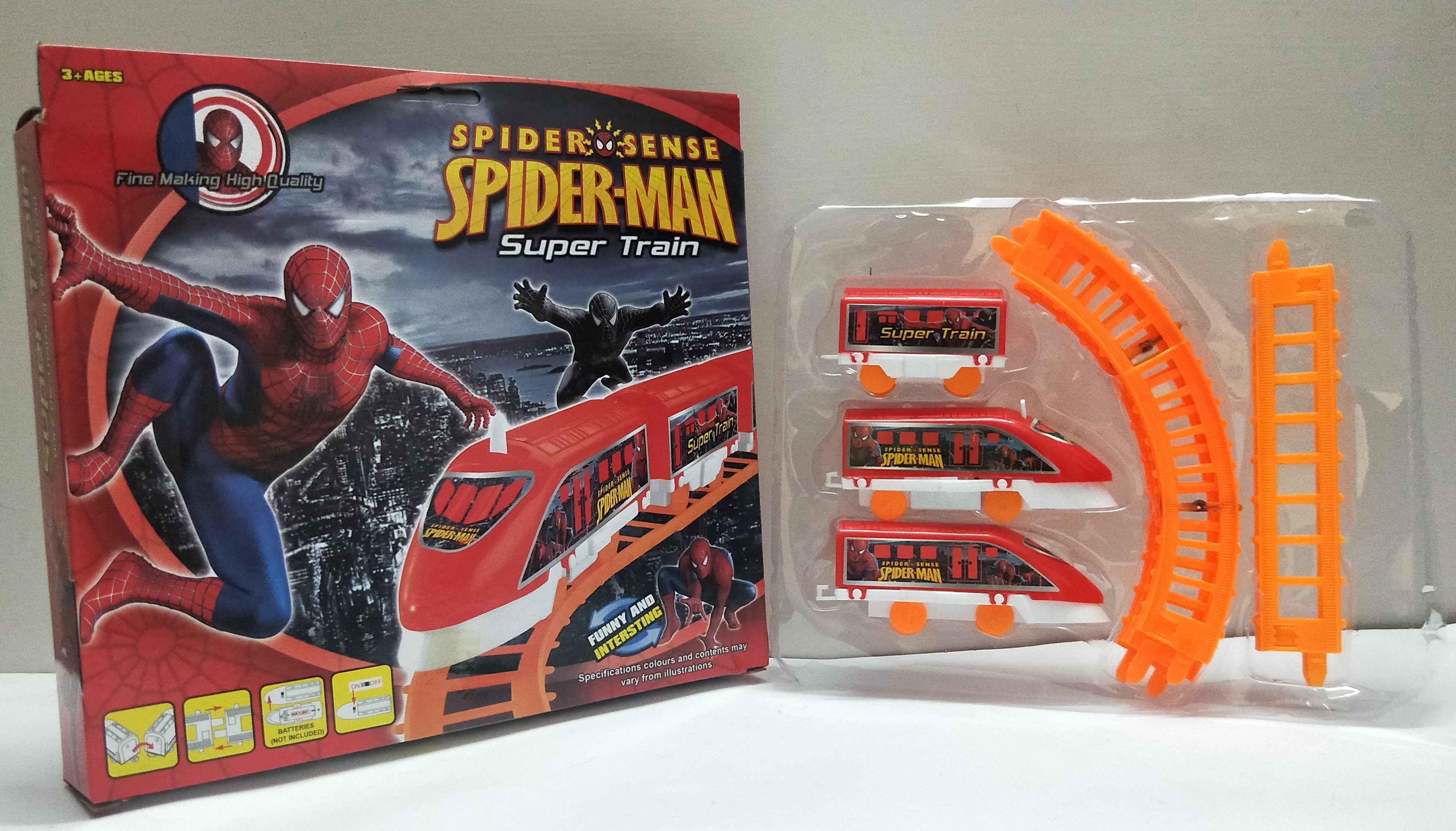 Train set, Engine and 2 Coaches, Battery Operated Newest articles imported China Trains Toys