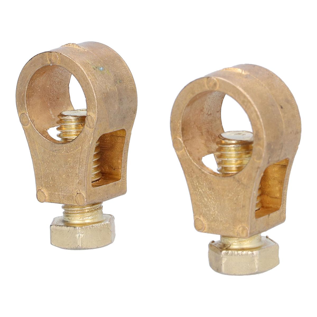 Copper battery top terminal clamp