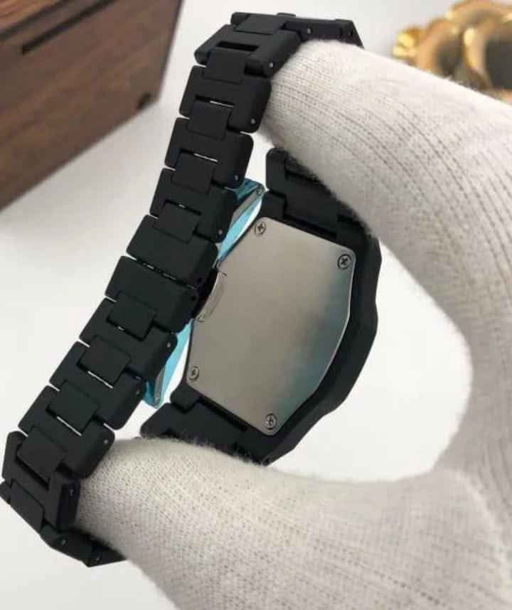 black arabic aura fiber chain watch waterproof 100% Original watch