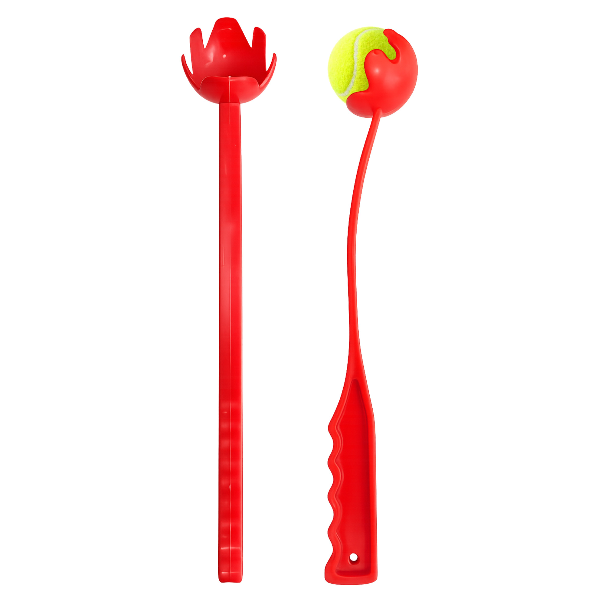 Multi-Functional Tennis & Tape Ball Thrower Stick | Sidearm Robo Arm Cricket & Tennis Ball Launcher for Training and Multicolor