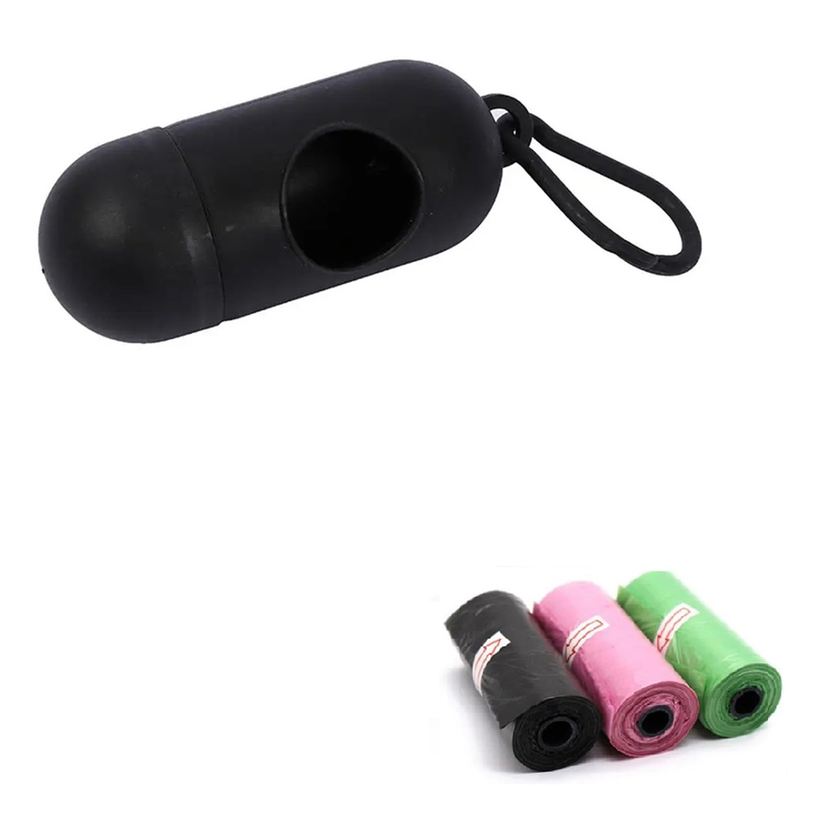 01 Dispenser + 03 Rolls Disopsable Baby Diapers Bag Box Kit Portable Baby Diapers Platics Bags Pet Waste Bag Box Kit Portable Baby Diapers Platics Bags Rubbish Bags Garbage Bag Removable Box Nappy Bag with Rope/hooks
